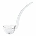 Tarifa 6 in. Mouth Blown Crystal Gravy Dressing & Sauce Ladle, Clear TA3094039